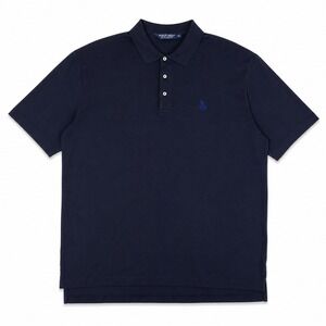 Ralph‎ Lauren Mens Polo Shirt Size XL Navy Blue Pima Cotton Preppy Classic Golf